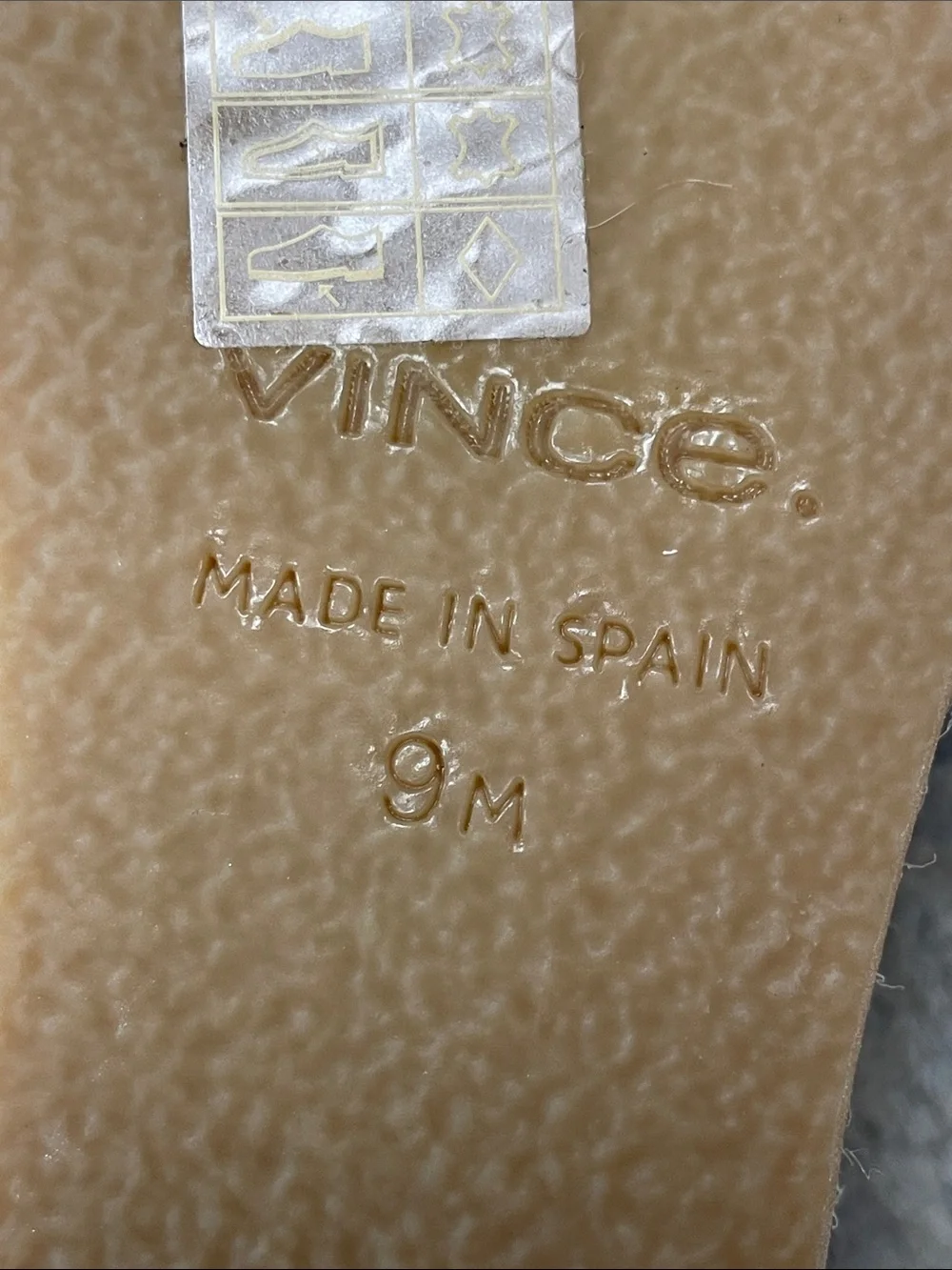 New Vince Cecilia Ankle Strap Espadrille Wedge Beige Suede Sz 9